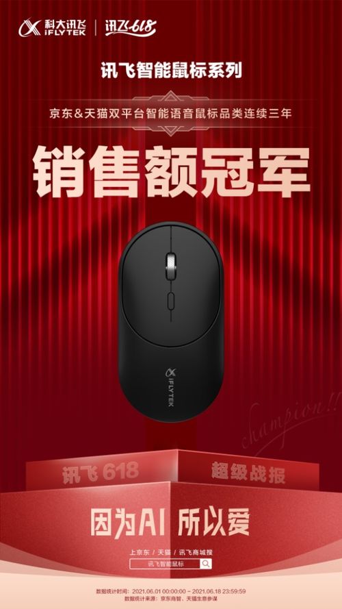 動(dòng)嘴不動(dòng)手 的智能鼠標(biāo) 科大訊飛黑科技再摘618銷(xiāo)冠